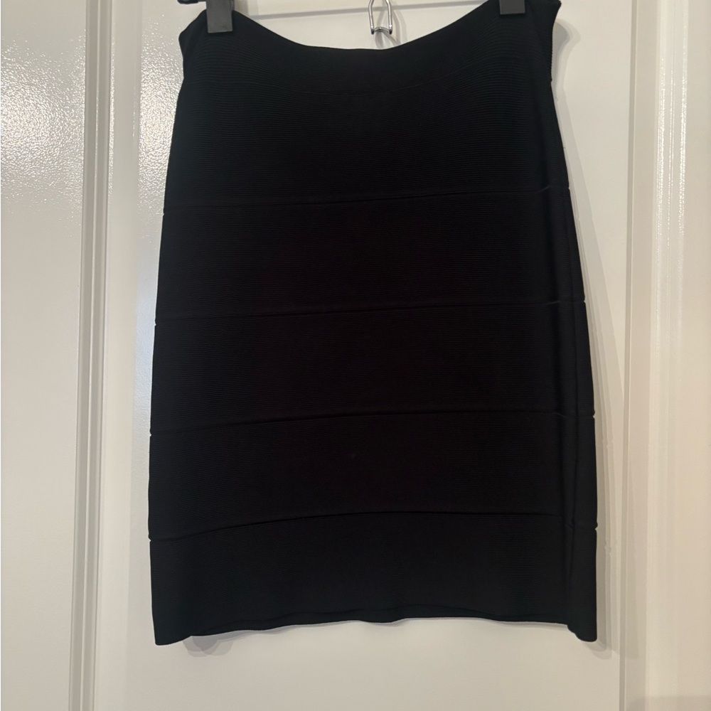 BCBGMaxazria Black Pencil Skirt